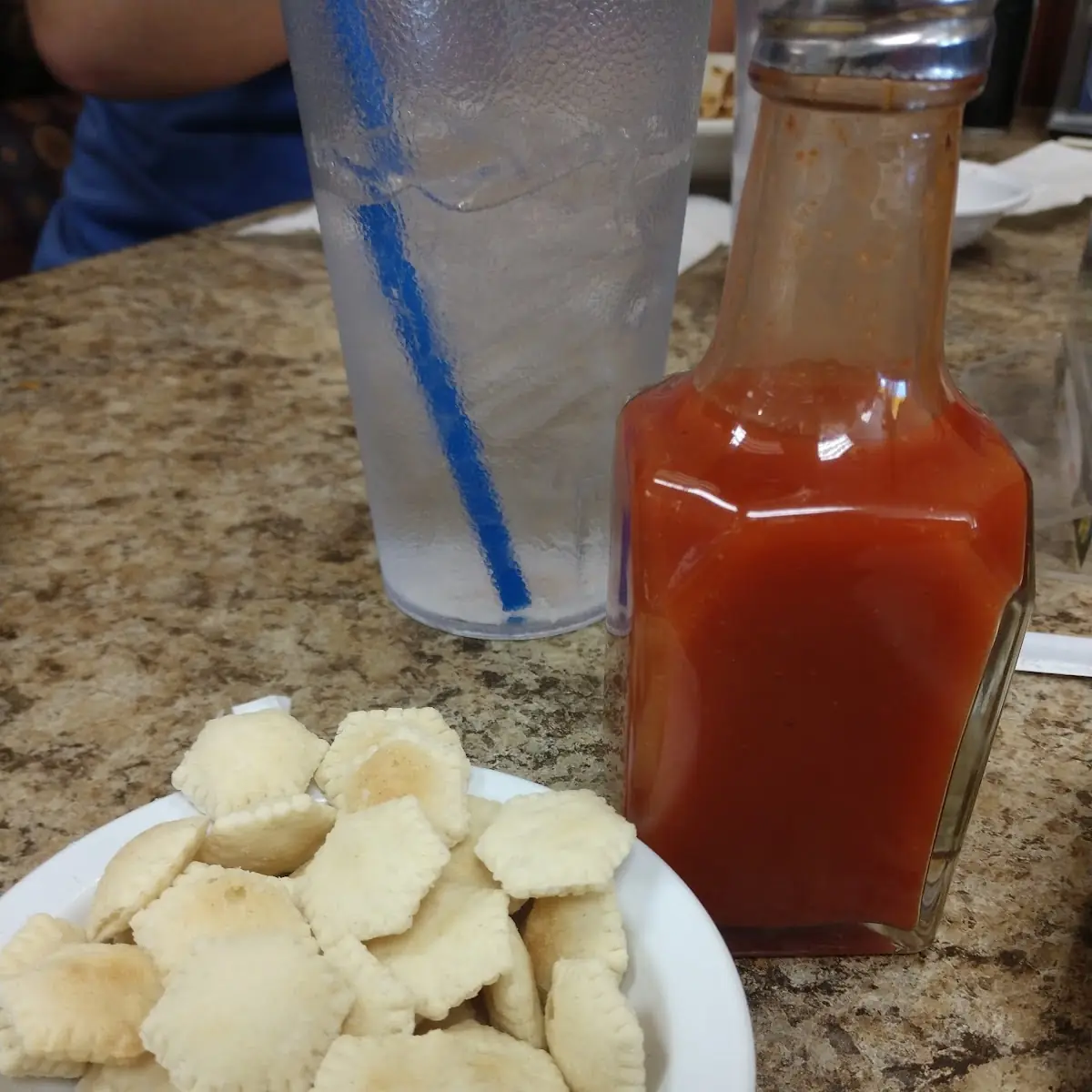 Crackers and Hot Sauce