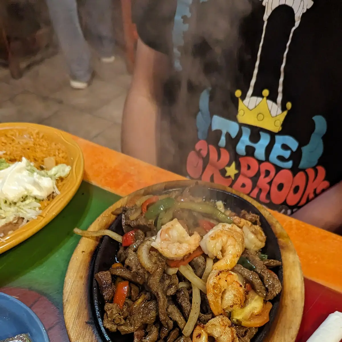 Shrimp Beef Fajitas