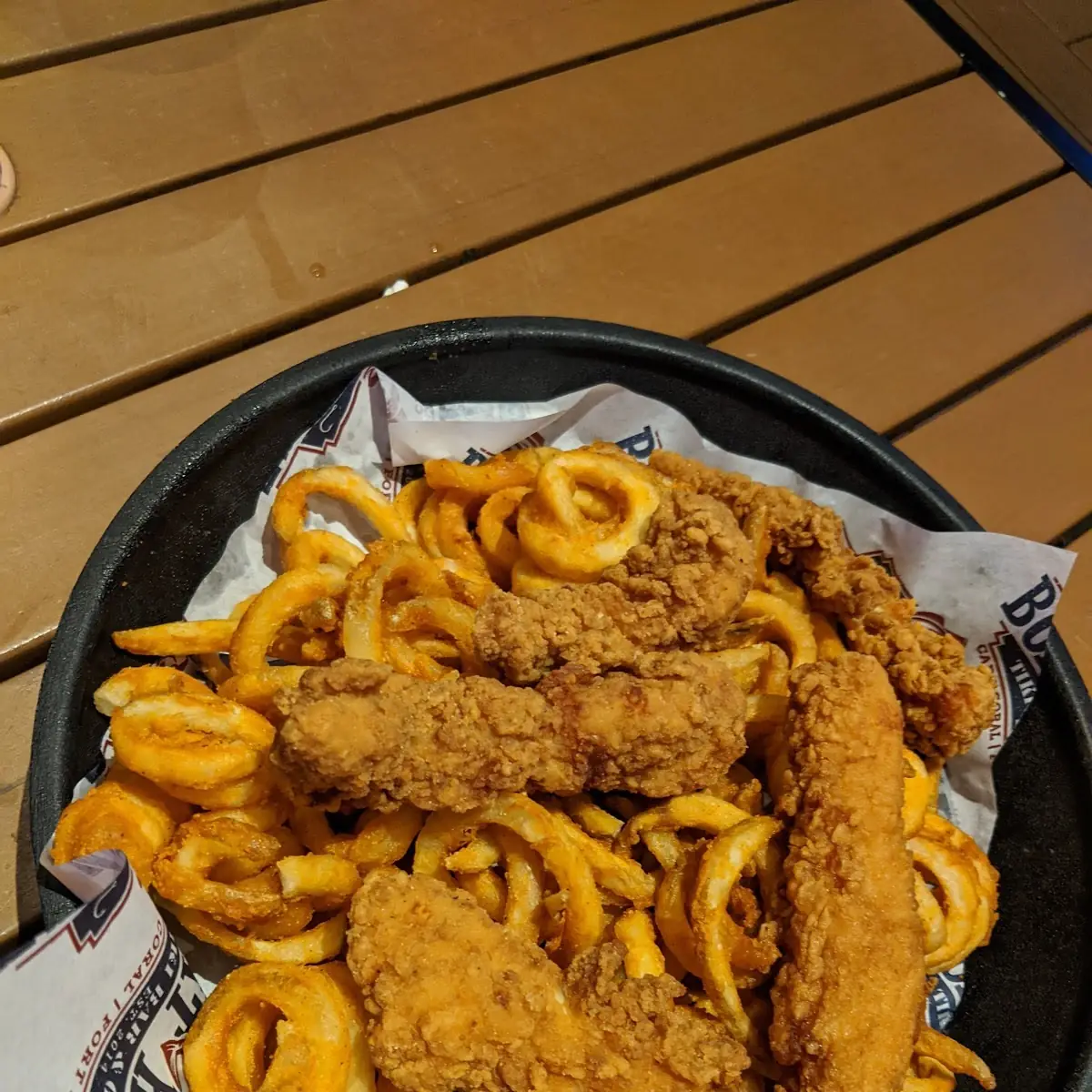 Fried Shrimp Basket with Fries