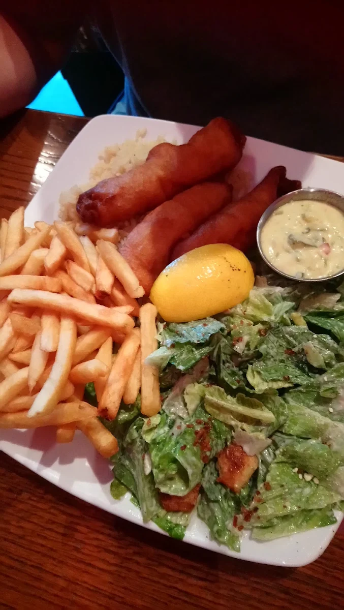 Fish'n Chips Avec Salade Caesar
