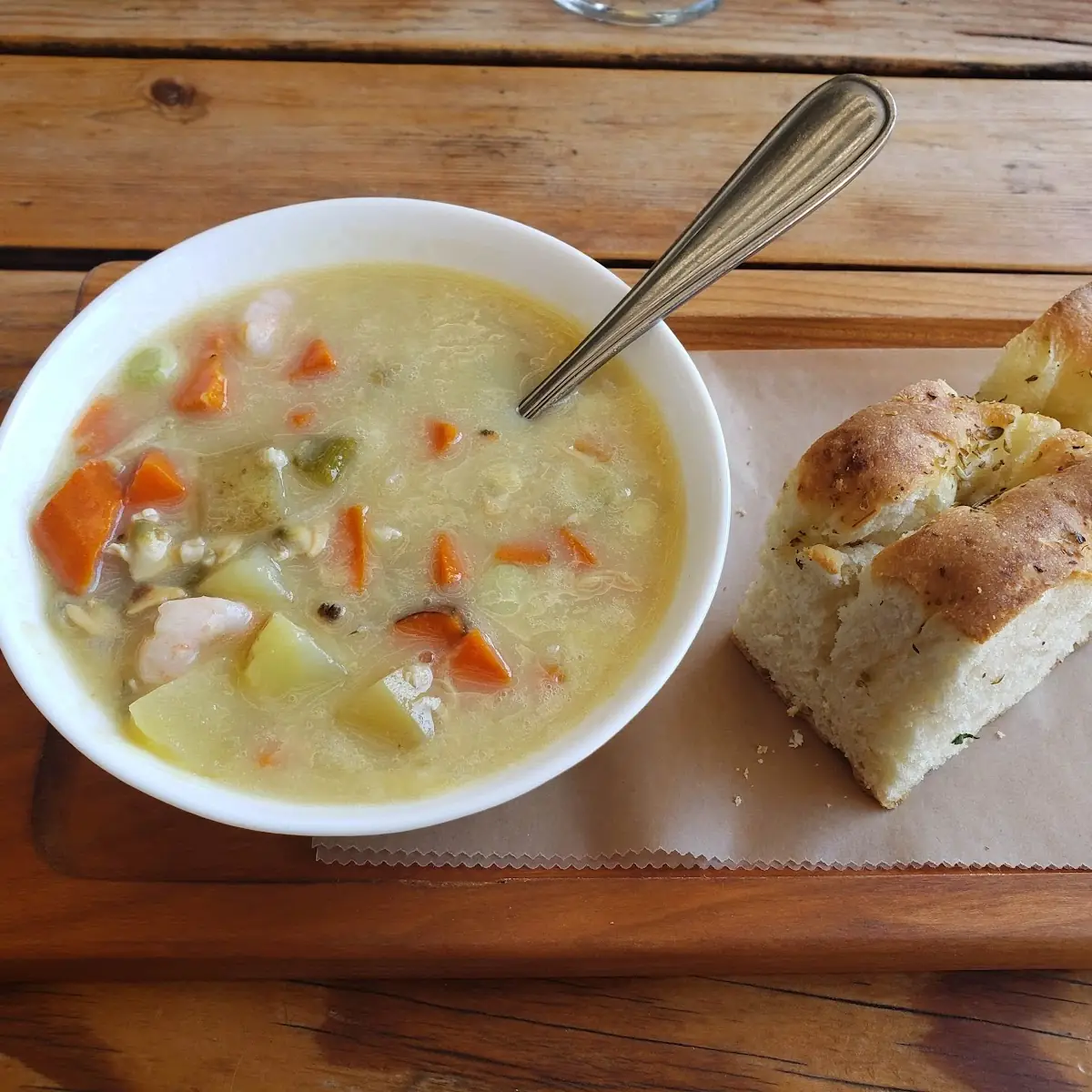 Seafood Chowder, Uli's Restaurant