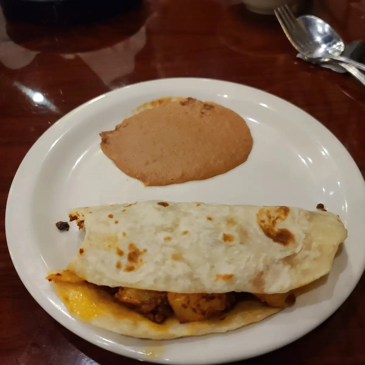 Potato and Chorizo Taco