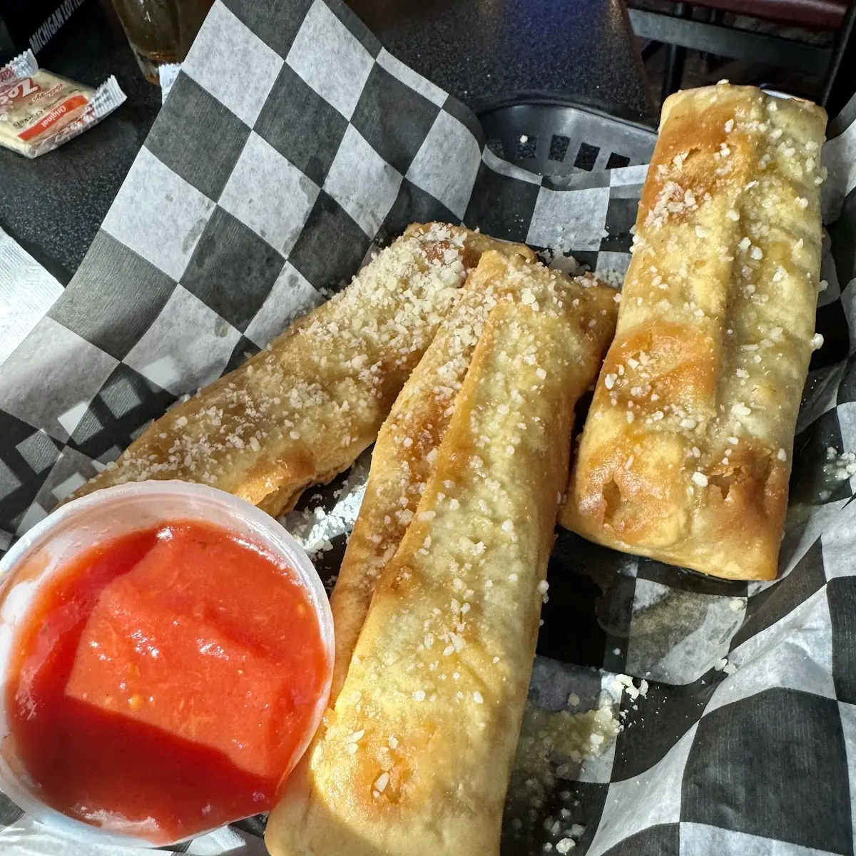Bread Sticks and Marinara Sauce