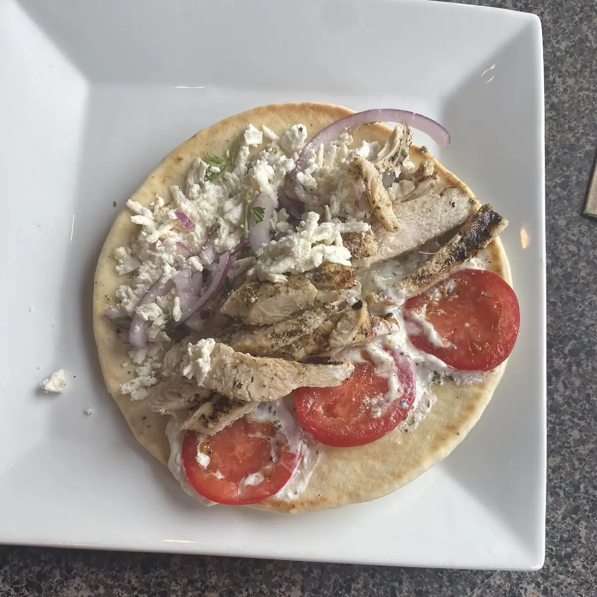 My Chicken Gyro Sandwich