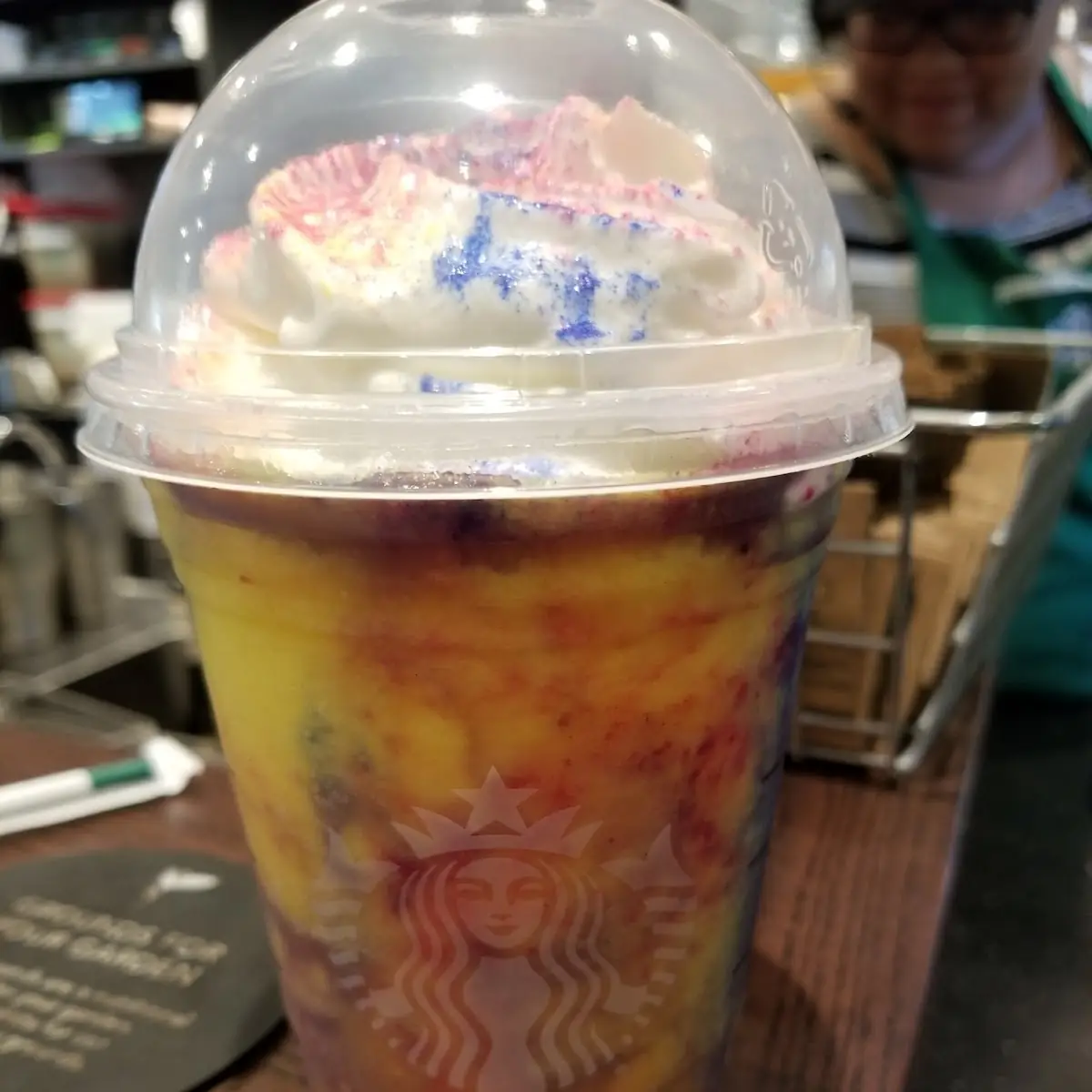 Tye Dye Frappuccino