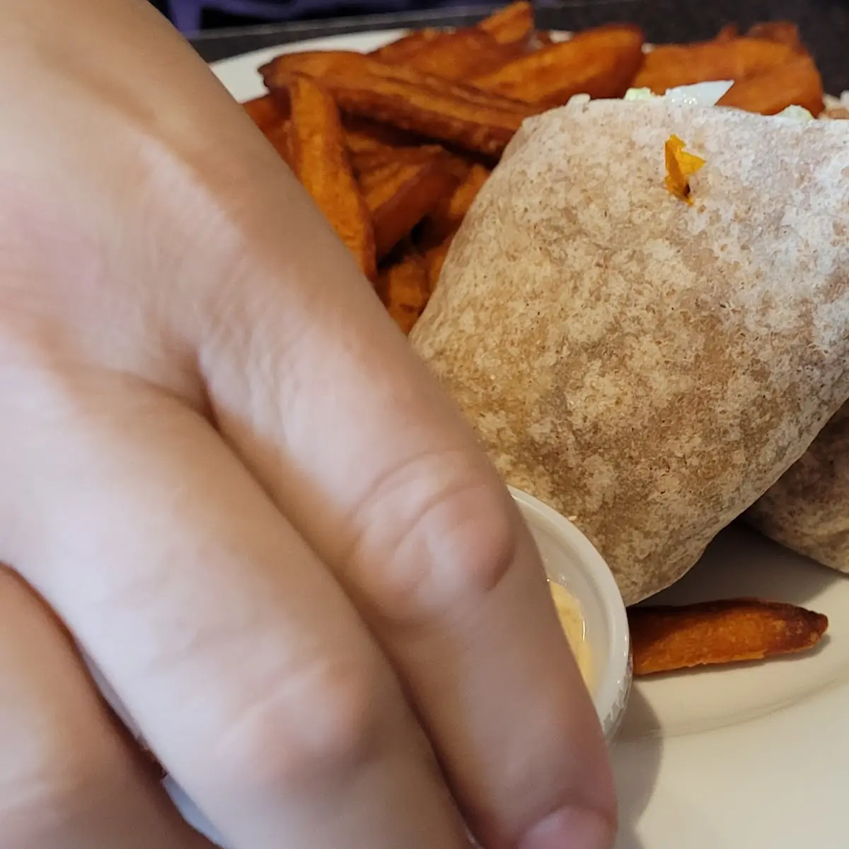 Gold Fever Chicken Wrap