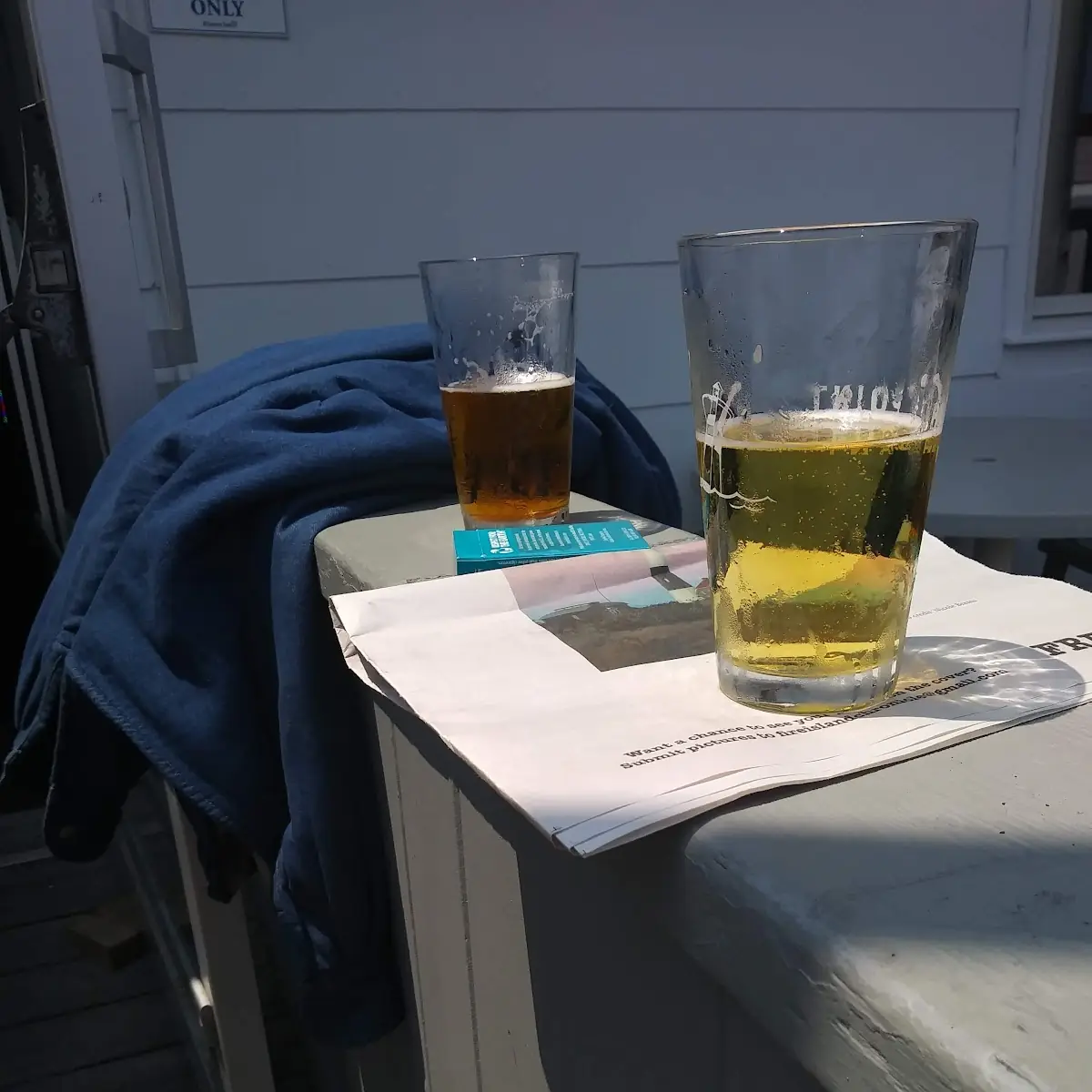 Several Craft Beers on Tap