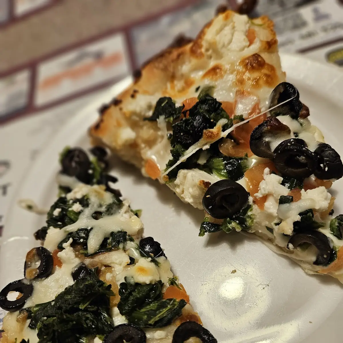 Greek Pizza Slices