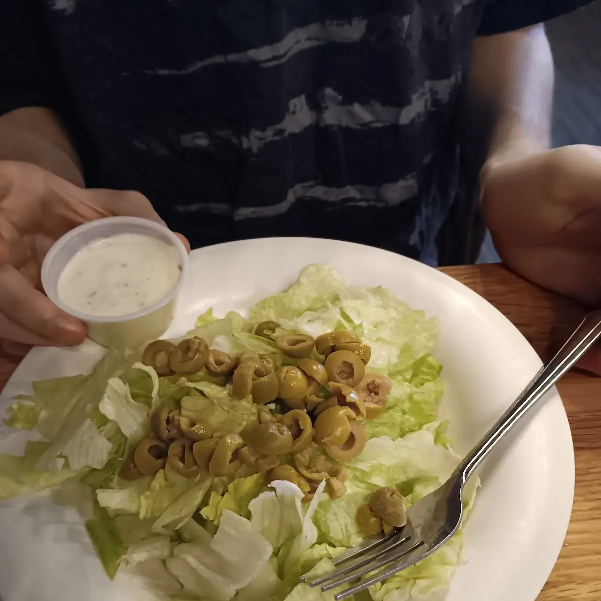 House Salad with Ranch Dressing