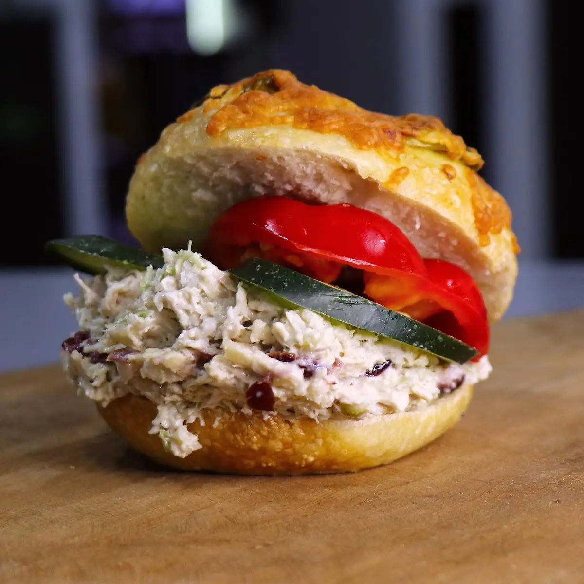 Bagel with Tuna Melt