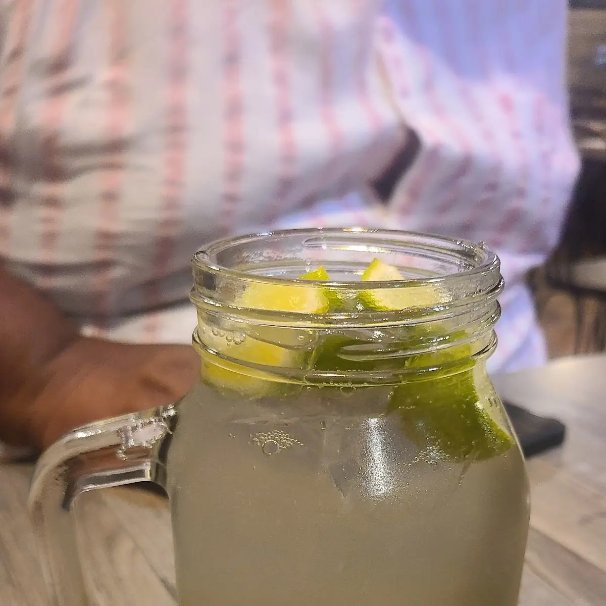 Passion Fruit and Lime Soda
