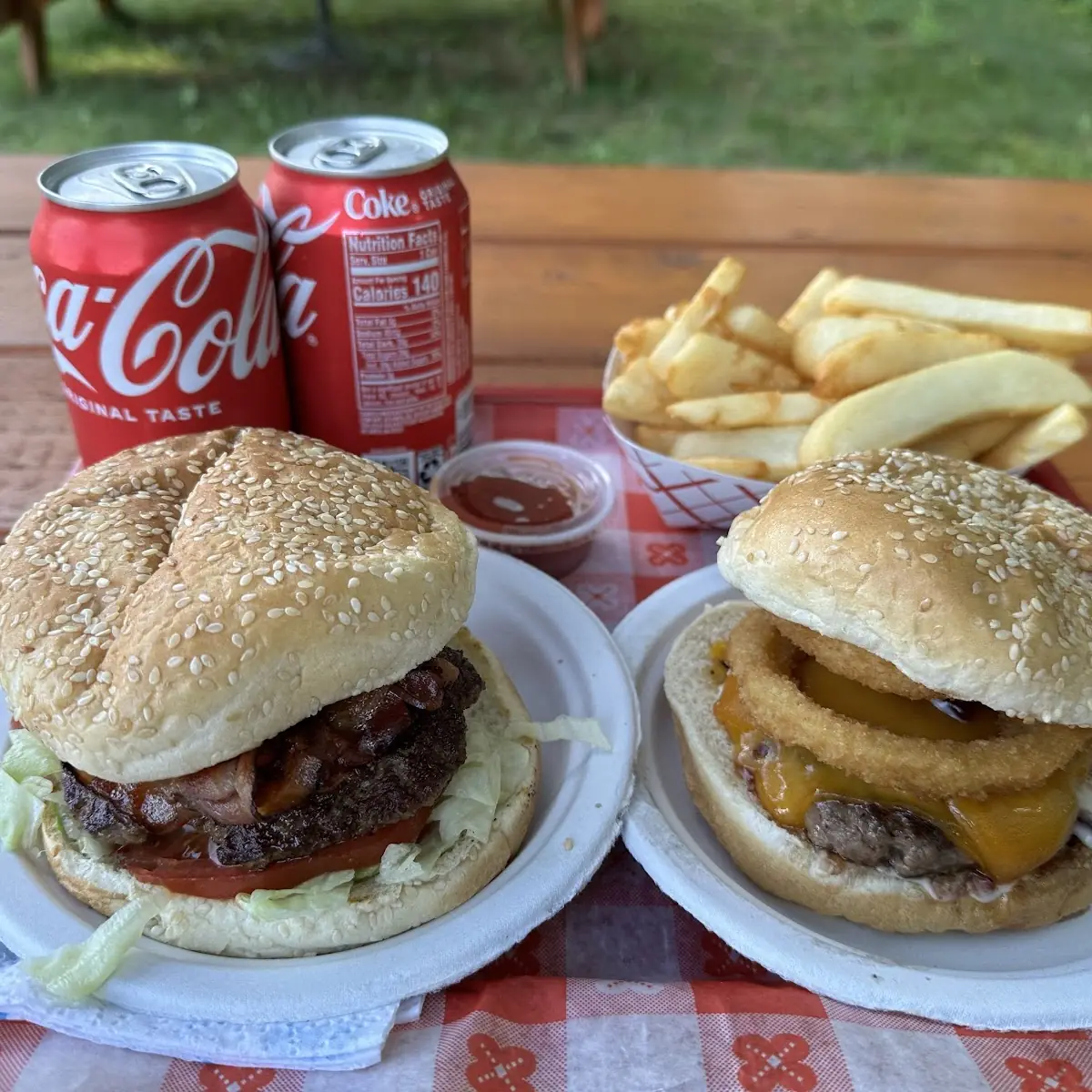 Double Sausage Burger