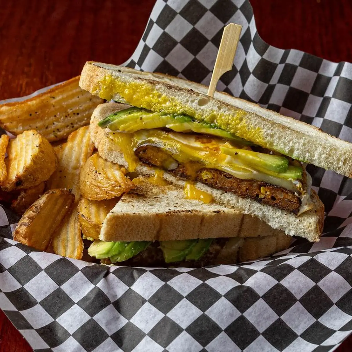 Half Grilled Cheese & Fries