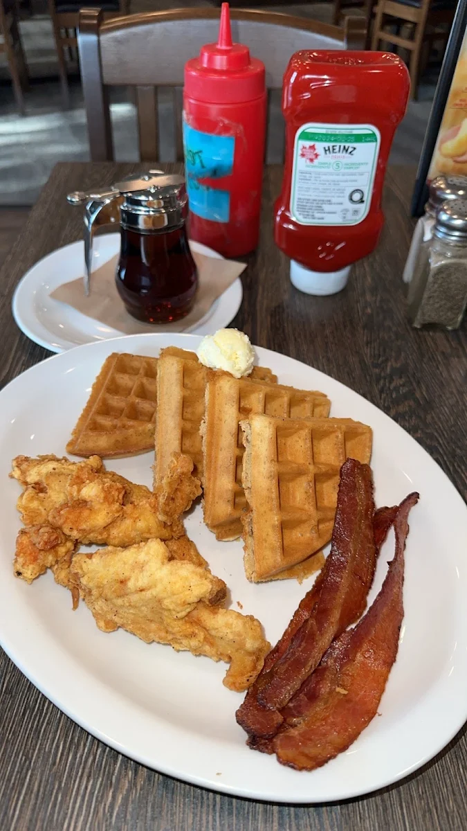 Waffle and Chicken Tenders, Ricky's All Day Grill - 130th Ave