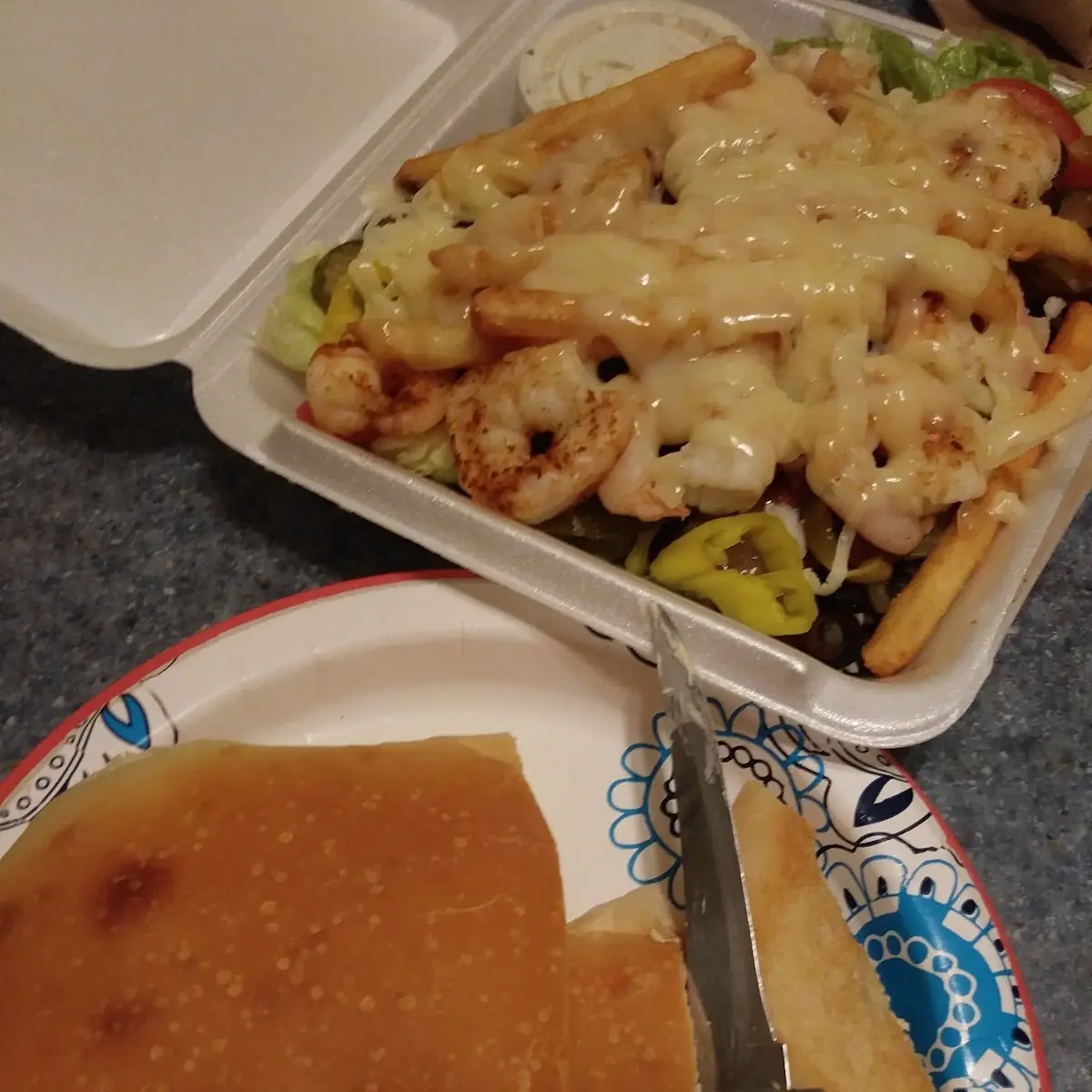 Grilled Shrimp and Chicken Salad