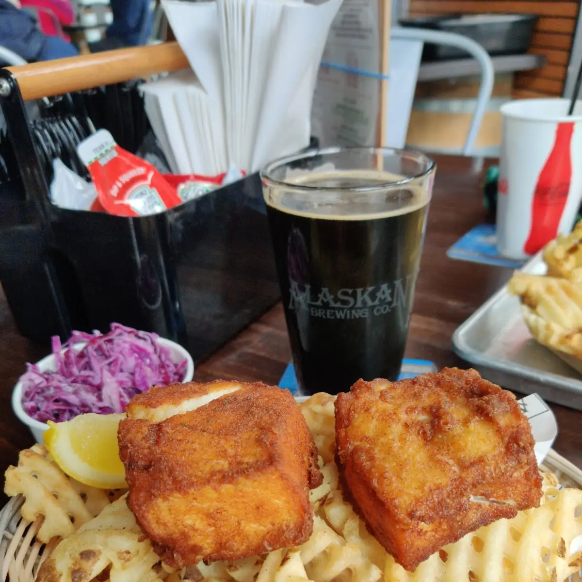 Fish and Chips and Smoked Porter