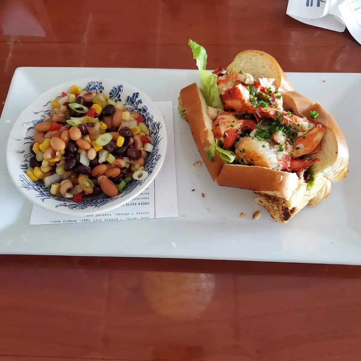 Lobster Roll with Cowboy Caviar