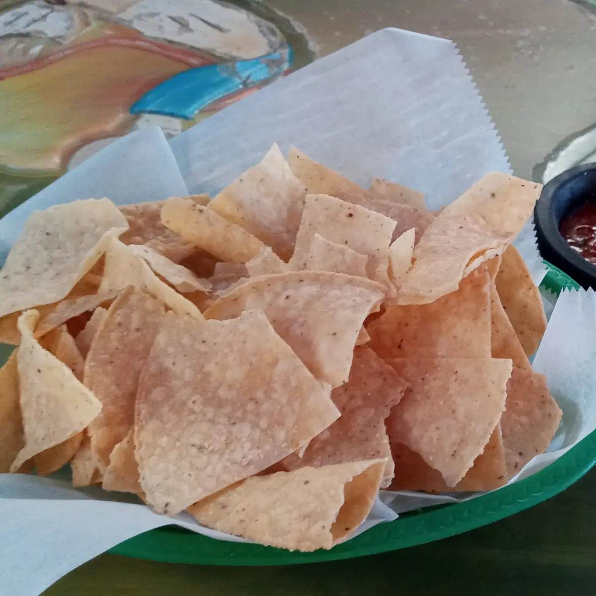 Chips with Salsa Sauce