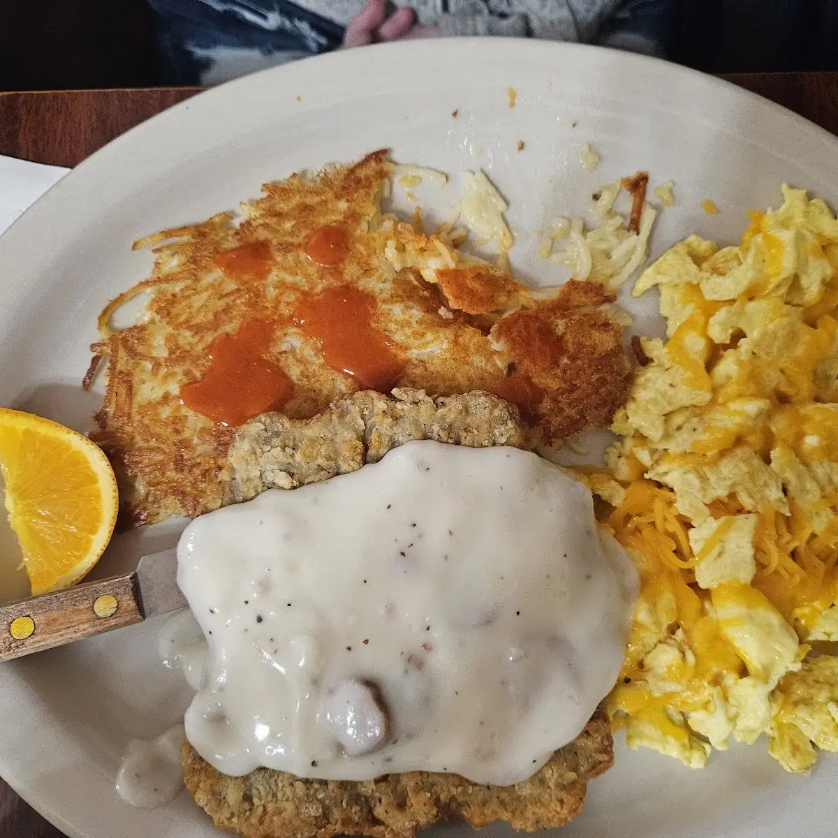 Country Fried Steak & Eggs