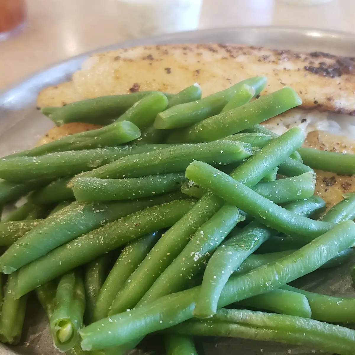 Lemon Pepper Whitefish and Green Beans