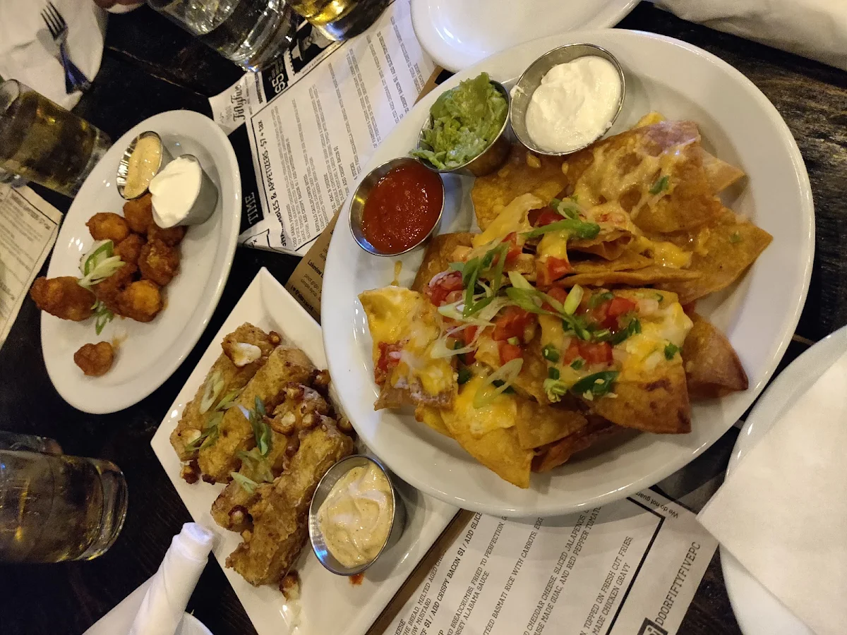 Nachos Mozzarella Sticks, Door FiftyFive