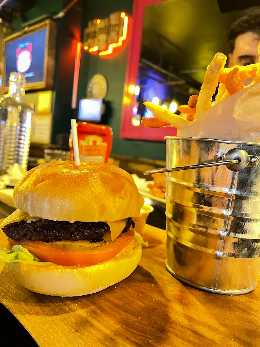 Smash Burger with Side of Fries, Door FiftyFive