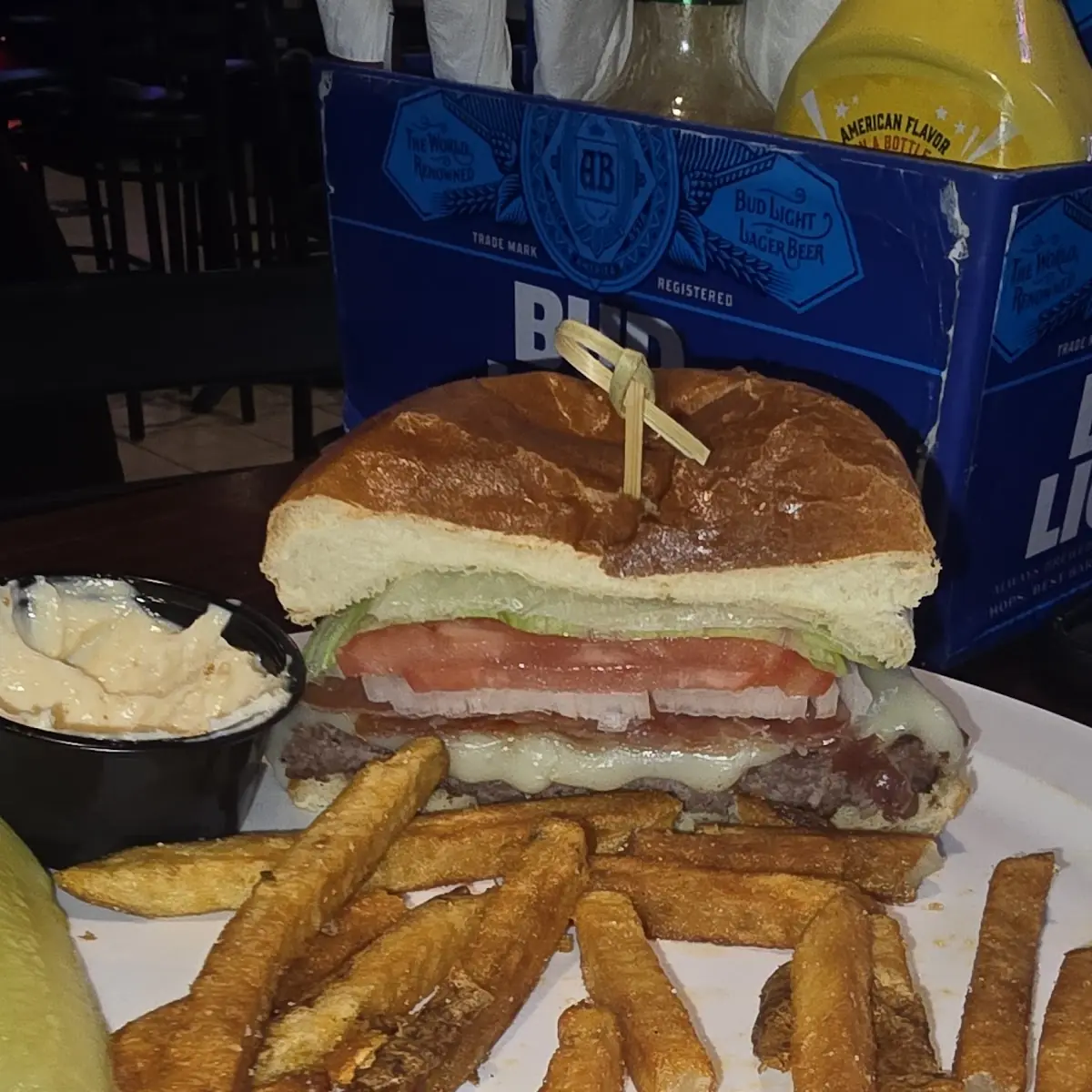 Burger and Fries