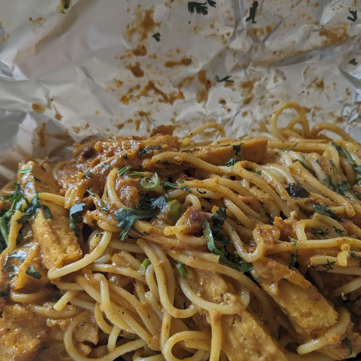 Curry Noodles with Tofu