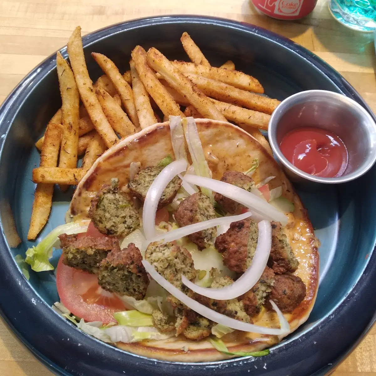 Mini Falafel Pita Sandwich