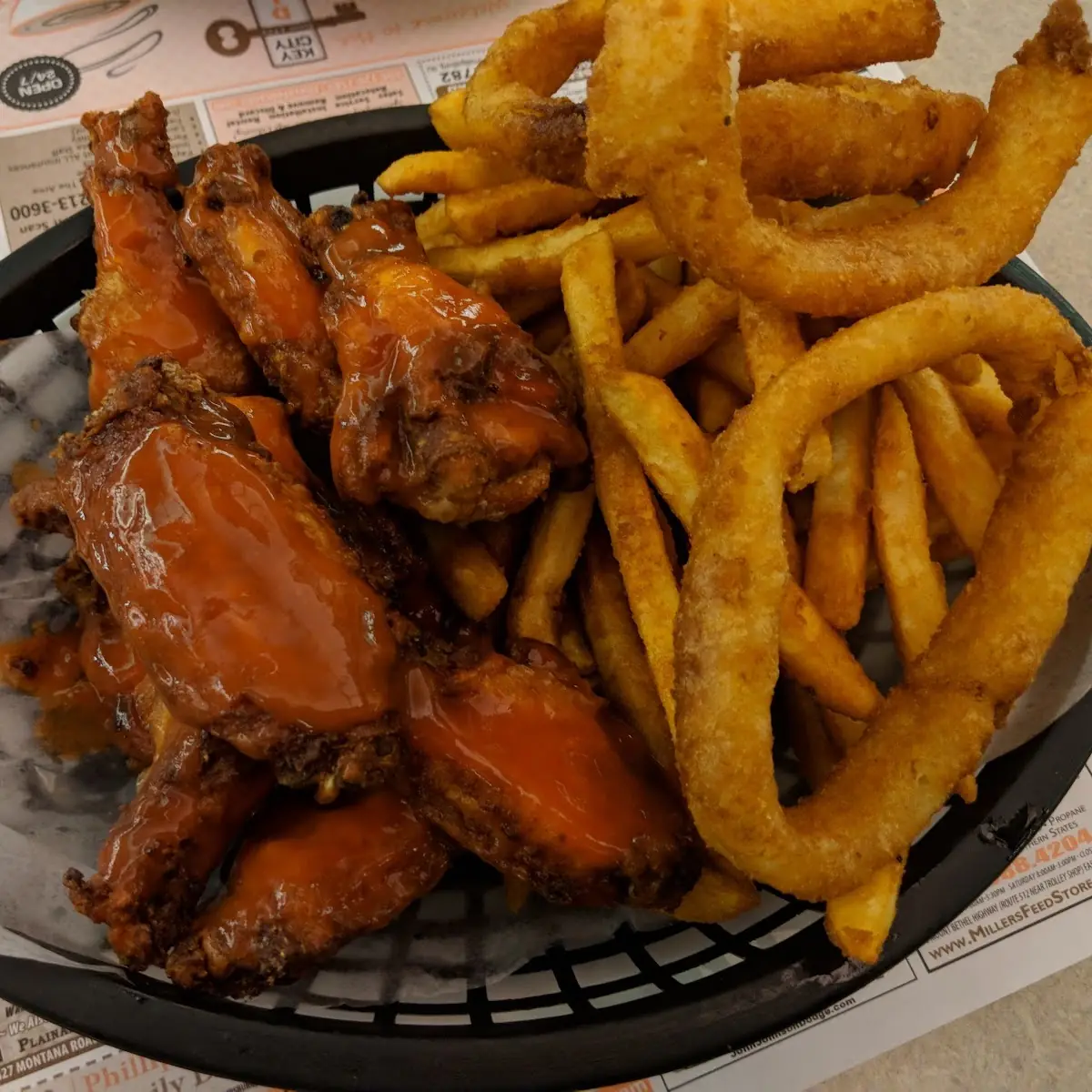 Buffalo Wings Basket
