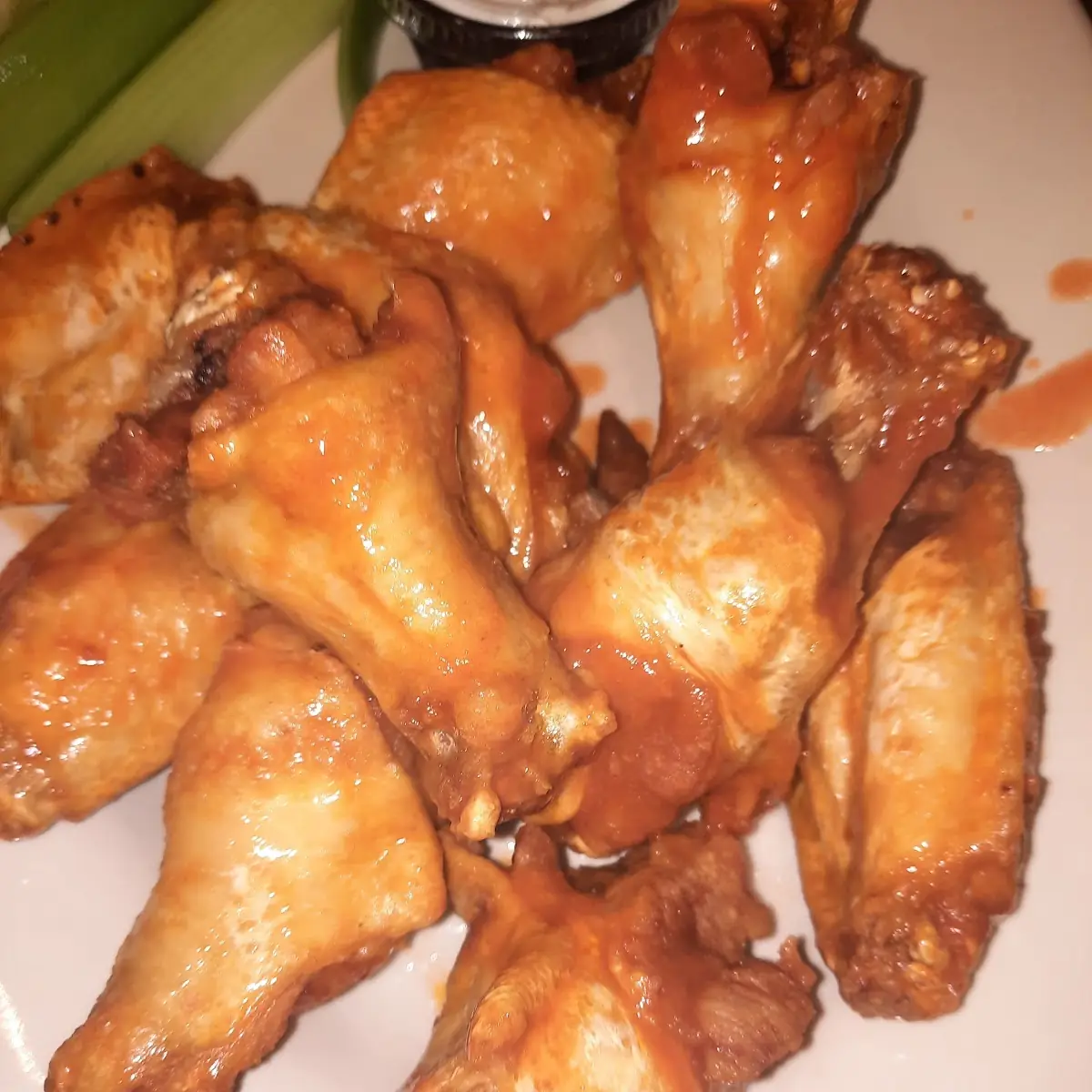 Hot Buffalo Wings and Dry Cajun Wings
