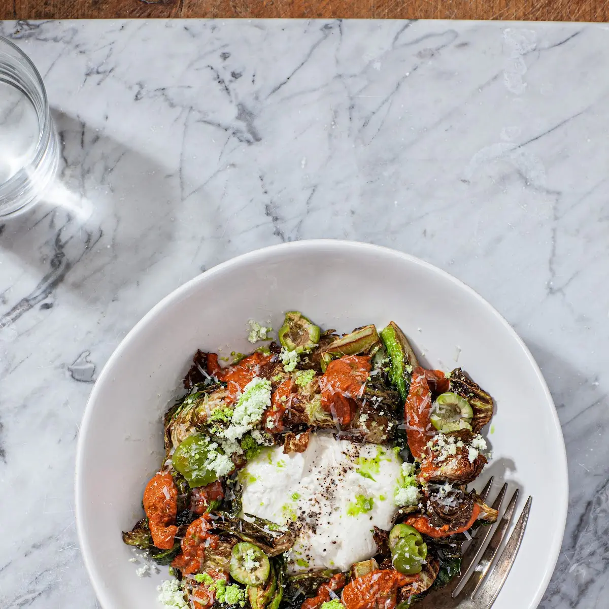 Brussel Sprouts & Burrata
