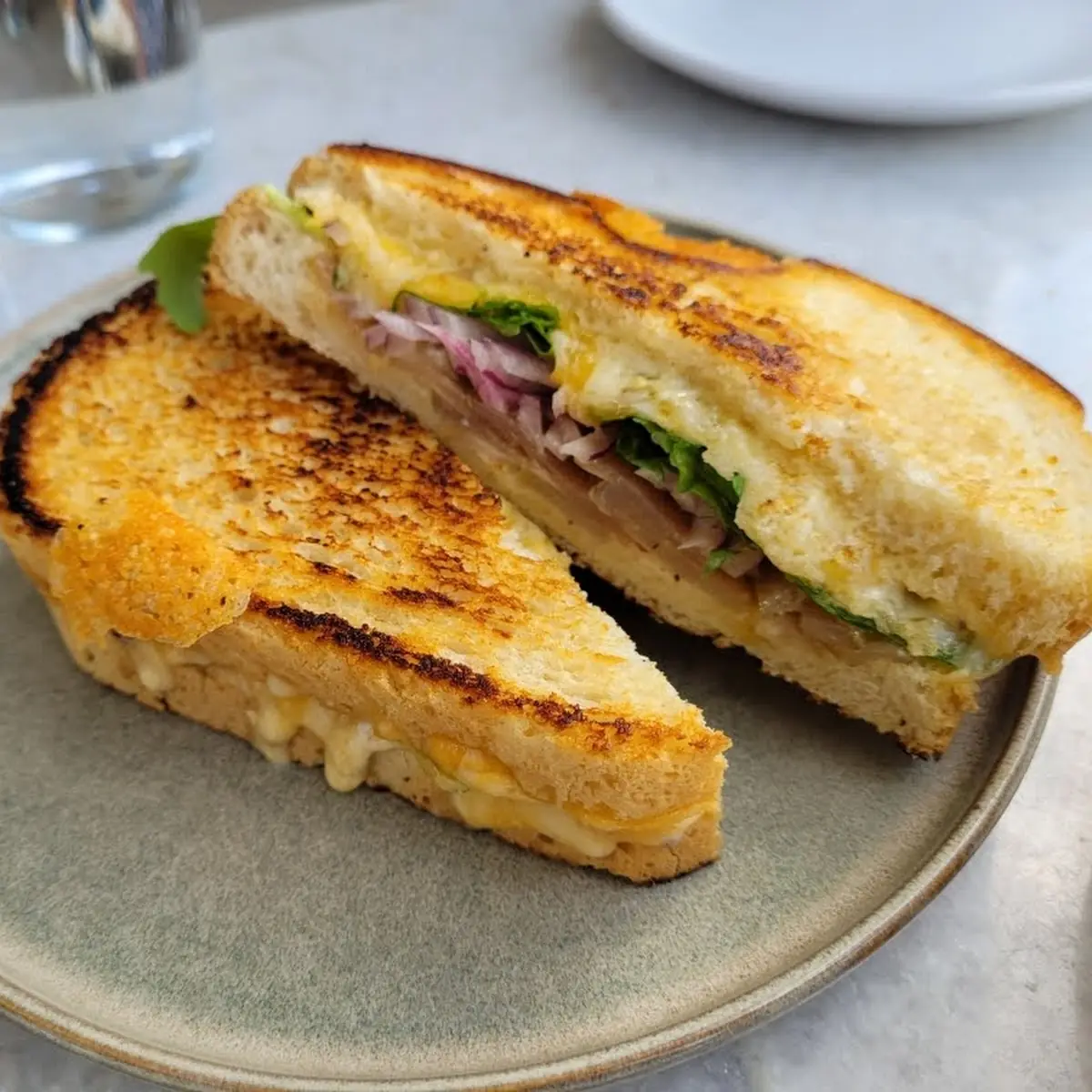 Pickled Pear Grilled Cheese