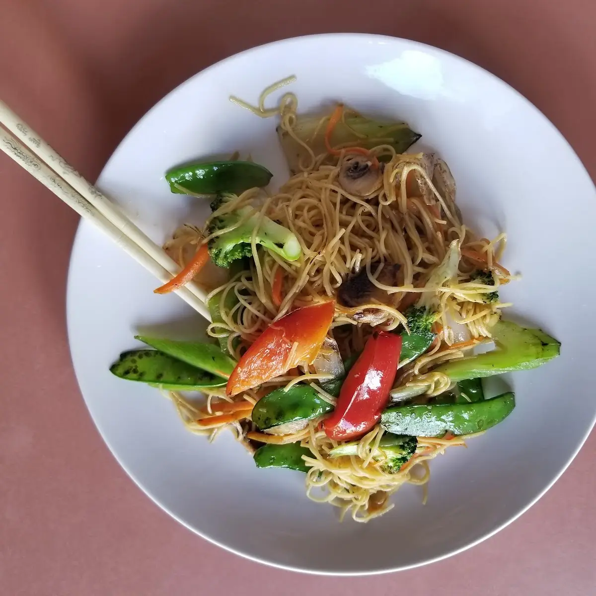 Stir Fried Vegetables Lo Mein