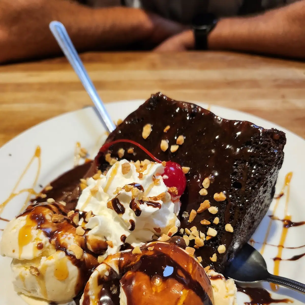 Hot Fudge Cake Sundae