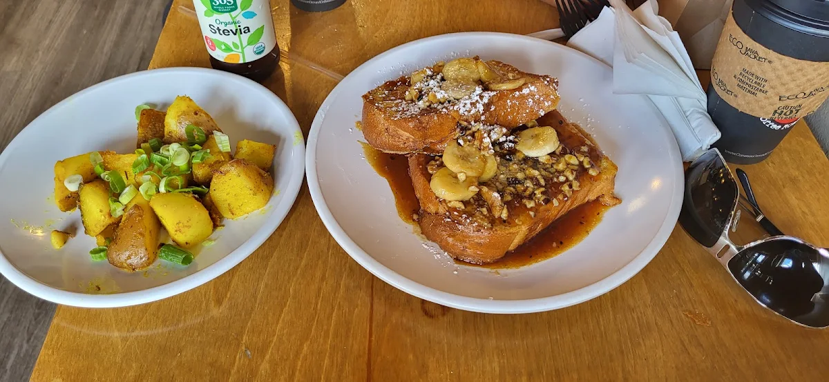 French Toast with Baked Potatoes