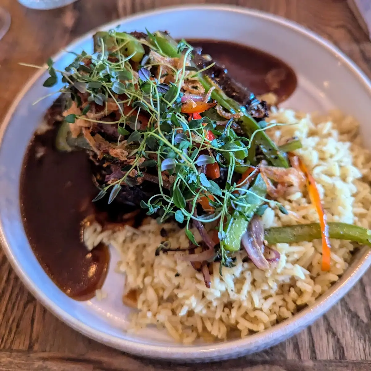 Short Rib Pepper Steak