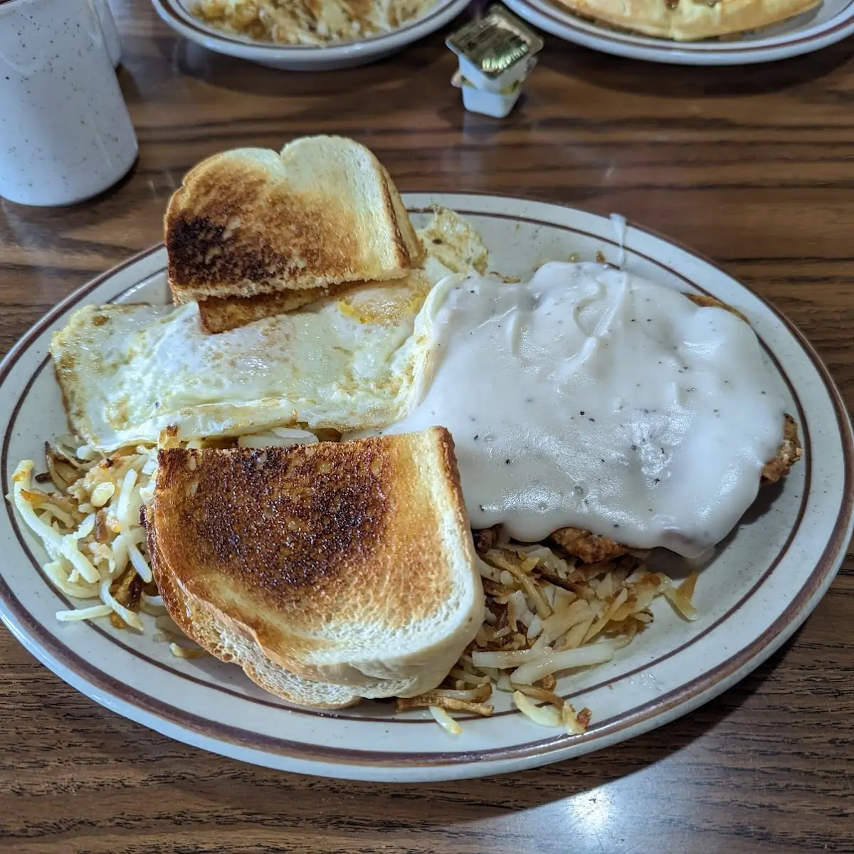Chicken Fried Steak and Eggs
