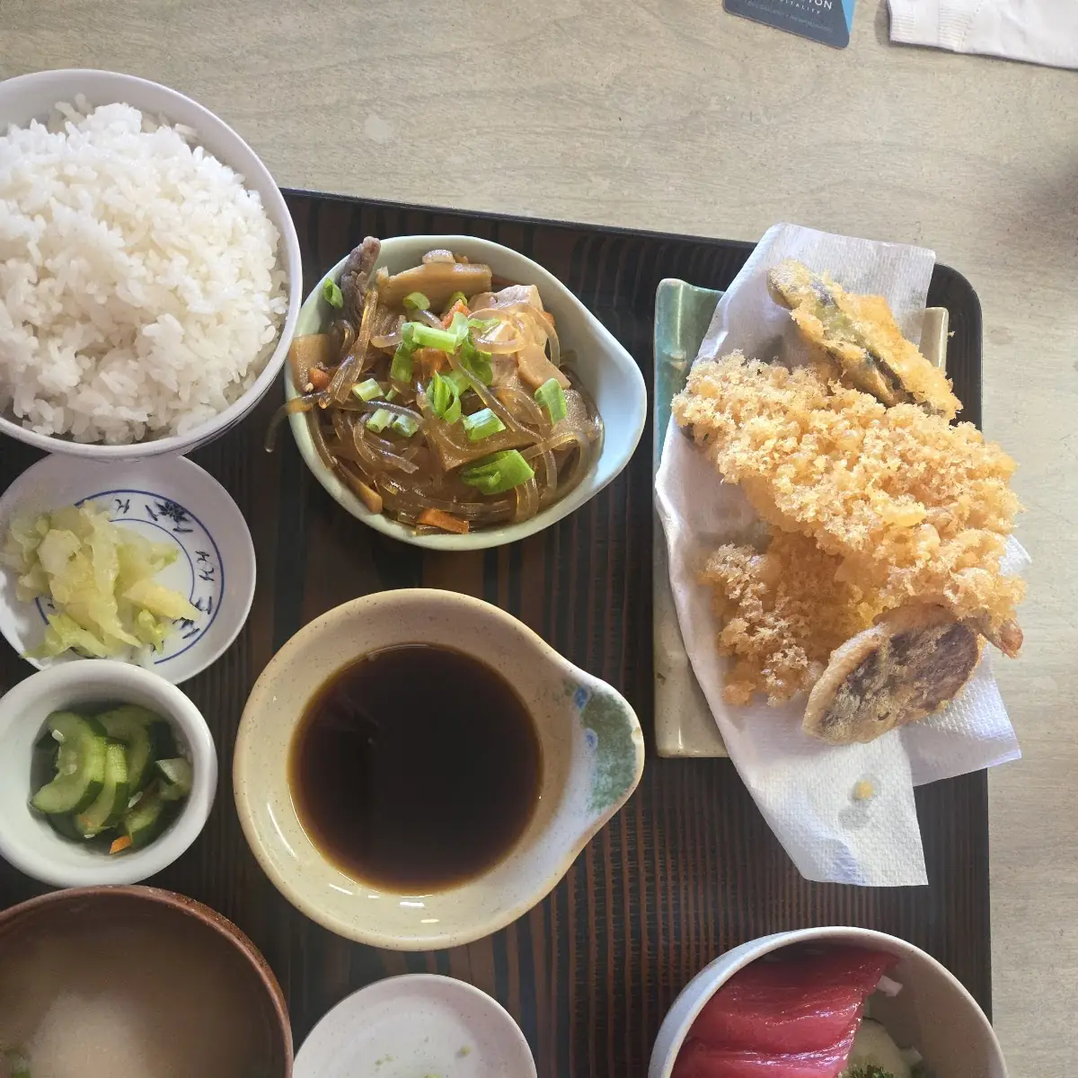 Beef Teriyaki & Shrimp Tempura