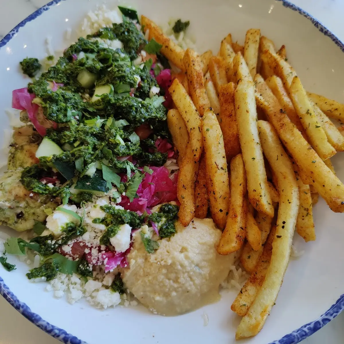 Basmati Rice Spicy Chicken Bowl