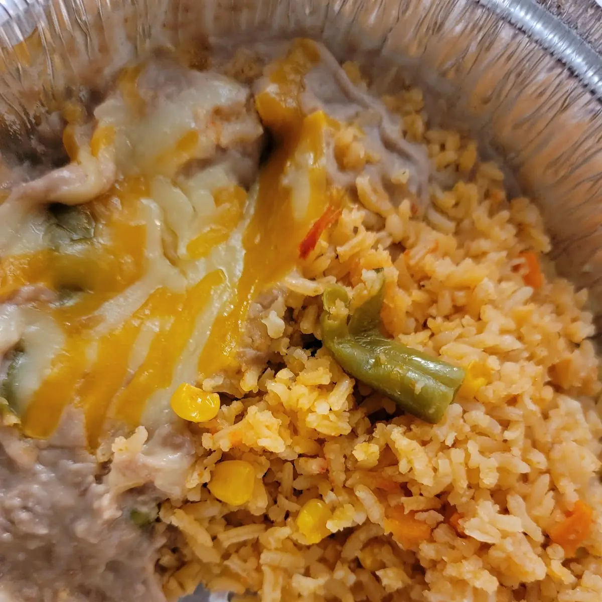 Rice and Refried Beans