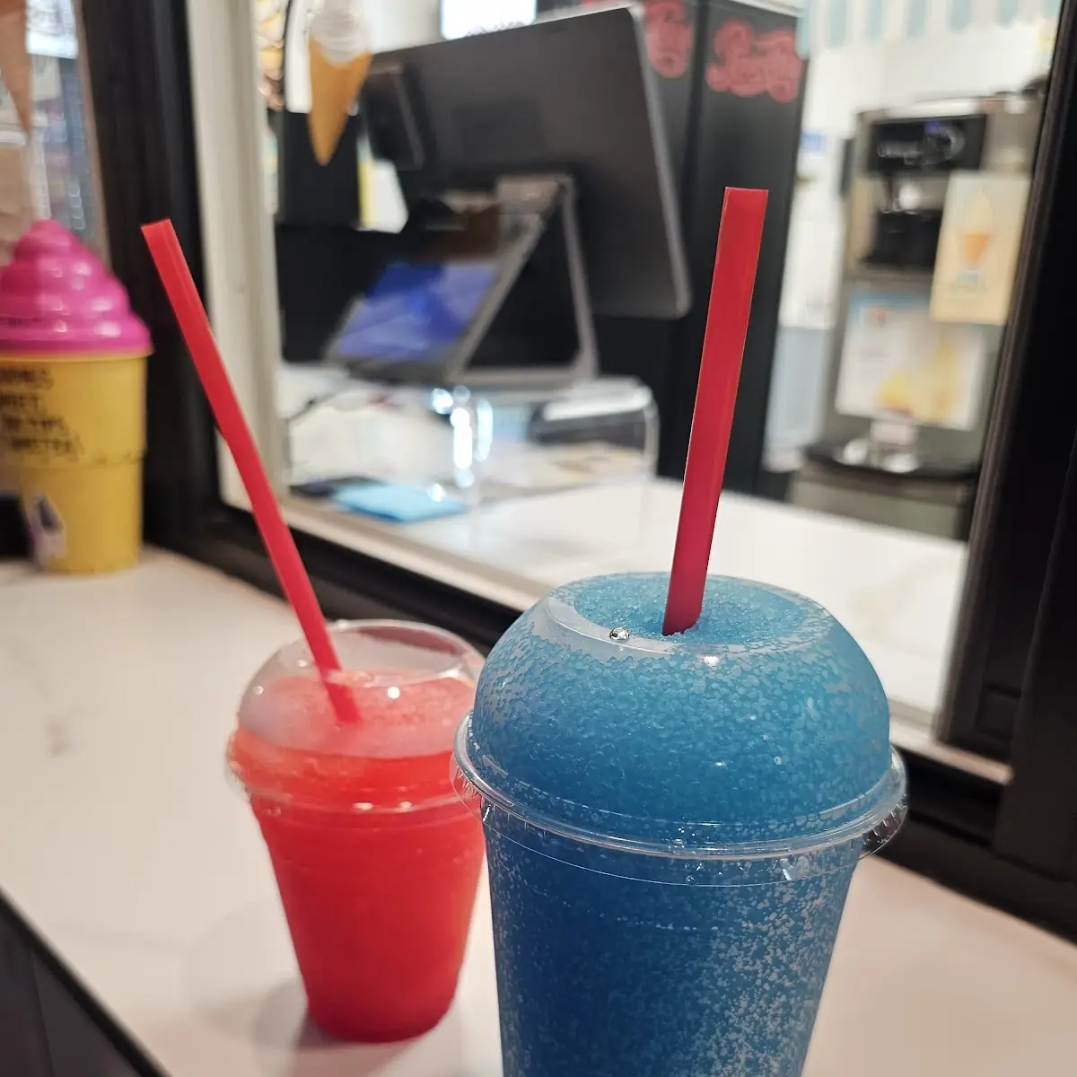 Blue Raspberry and Strawberry