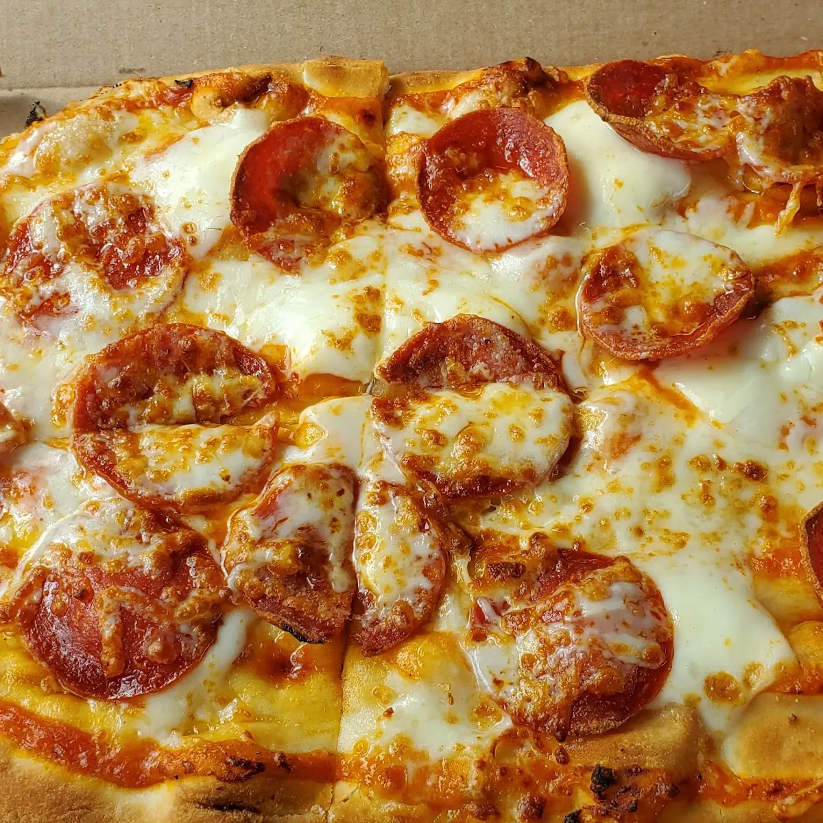 Flat Bread Pepperoni Pizza