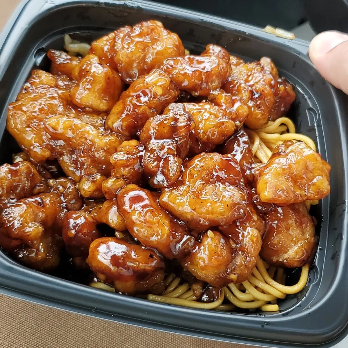 Orange Chicken Lo Mein