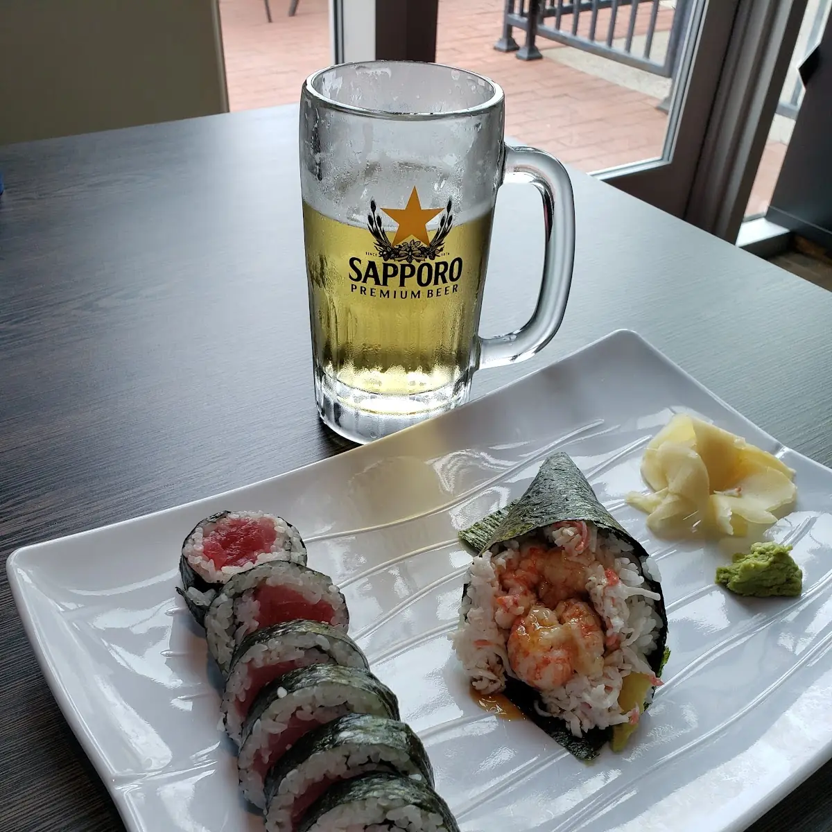 Hand Roll and Tuna Rolls