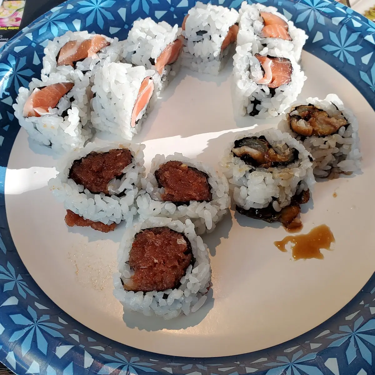 Spicy Tuna and Eel Roll