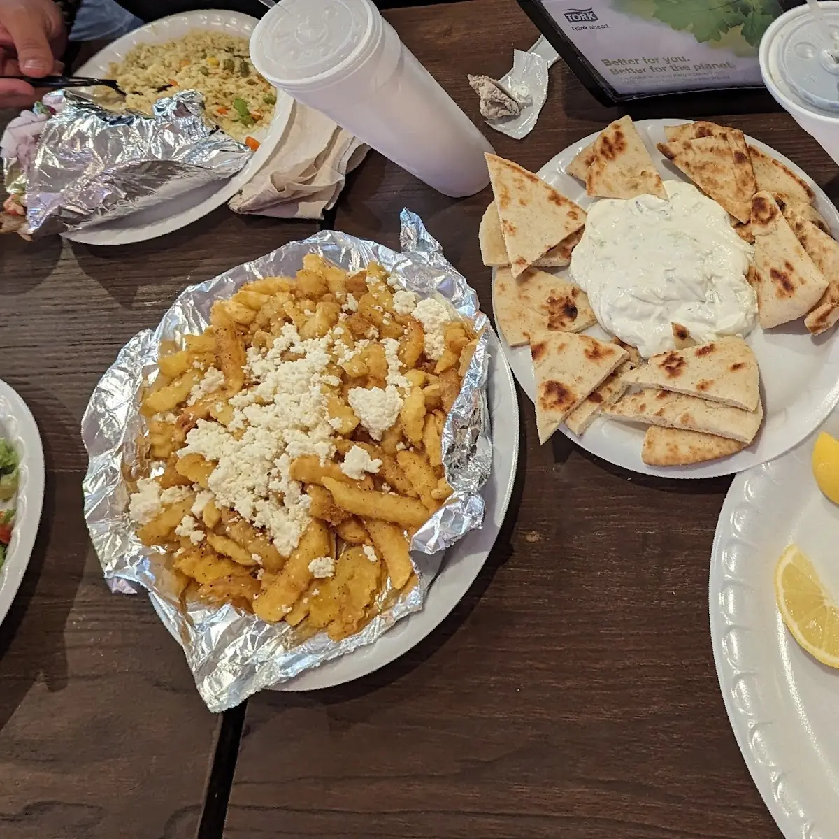Fries with Feta Cheese
