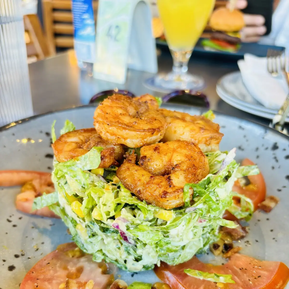 Blackened Shrimp Chopped Salad