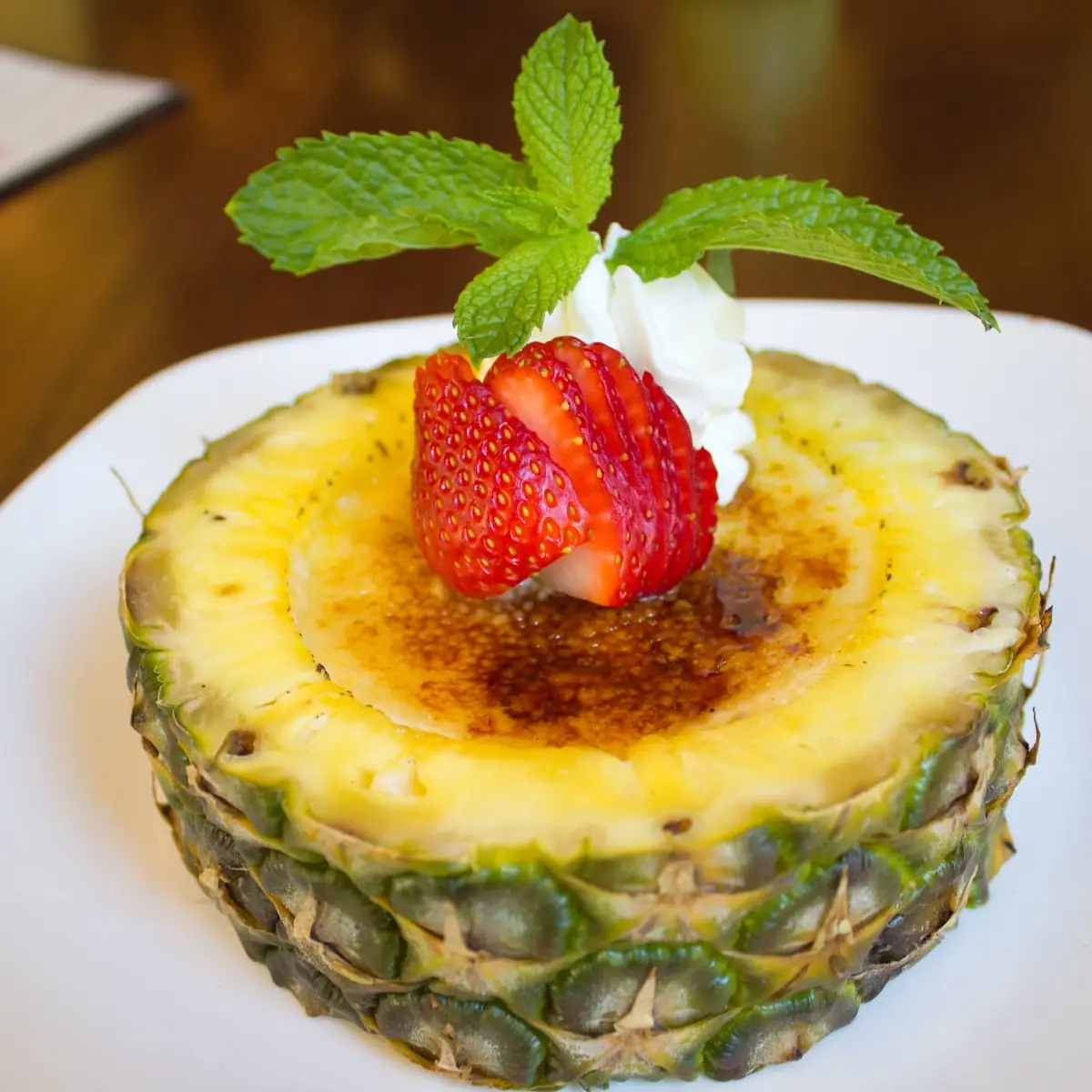 Pineapple Creme Brulee