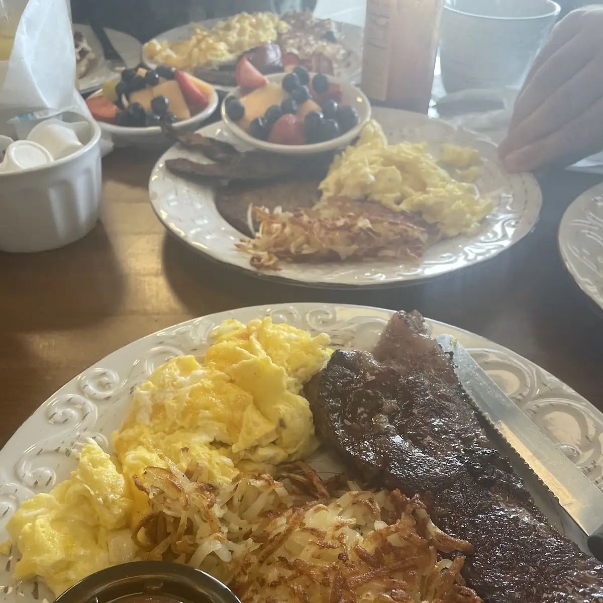 Served with Hash Browns